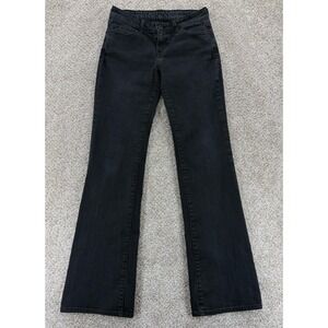 Vintage Levis E Eco Bootcut Jean Womens 0/25 Black Sustainable Stretch Denim Y2K